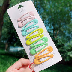 10/20/30/40 New Women Girls Cute Colorful Waterdrop Shape Hairpins Sweet Hair Clips Barrettes Slid Clip Fashion Hair Accessories