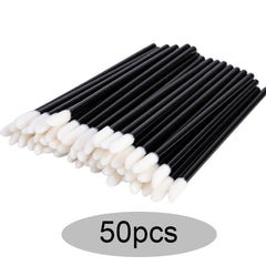 50/100/300/500pcs Eyebrow Eyelash Brushes Eyelash Spoolies Mascara Wands Disposable Applicator for Eyelash Extension Makeup Tool