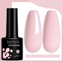 LILYCUTE 7ML Summer Neon Nail Gel Polish Gel Polish Semi Permanent Nail Art Manicure Soak Off LED UV Gel Nail Varnishes