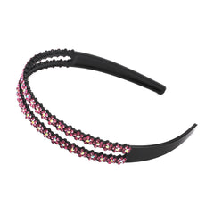 Fashion Pearl Non-Slip Rhinestone Hairbands Elastic Flower Women Hair Hoop Bands Headband Bezel Girls Hair Accessories Headdress