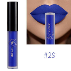 Lip Gloss 34 Colors Nude Matte Liquid Lipstick Red Mate Waterproof Long Lasting Moisturizing Lipgloss Lip Makeup Women Cosmetics