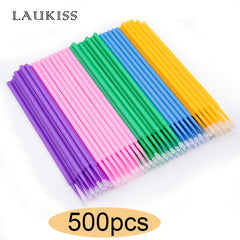 50/100/300/500pcs Eyebrow Eyelash Brushes Eyelash Spoolies Mascara Wands Disposable Applicator for Eyelash Extension Makeup Tool