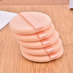 5/10 Pcs Facial Powder Foundation Puff Professional Round Shape Portable Soft Cosmetic Puff Makeup Foundation Sponge Beauty Tool