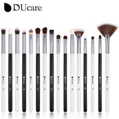 DUcare Black Makeup Brushes 8-32Pcs Brush for Makeup Foundation Eyeshadow Synthetic Goat Pony Hair Professional makeup brush Set