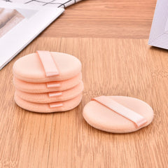 5/10 Pcs Facial Powder Foundation Puff Professional Round Shape Portable Soft Cosmetic Puff Makeup Foundation Sponge Beauty Tool