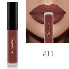 Lip Gloss 34 Colors Nude Matte Liquid Lipstick Red Mate Waterproof Long Lasting Moisturizing Lipgloss Lip Makeup Women Cosmetics