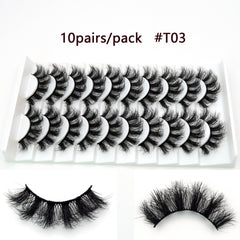 Visofree 5D Mink Eyelashes Long Lasting Mink Lashes Natural Dramatic Volume Eyelashes Extension Thick Long 3D False Eyelashes