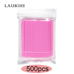 50/100/300/500pcs Eyebrow Eyelash Brushes Eyelash Spoolies Mascara Wands Disposable Applicator for Eyelash Extension Makeup Tool