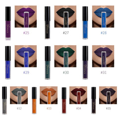 Lip Gloss 34 Colors Nude Matte Liquid Lipstick Red Mate Waterproof Long Lasting Moisturizing Lipgloss Lip Makeup Women Cosmetics