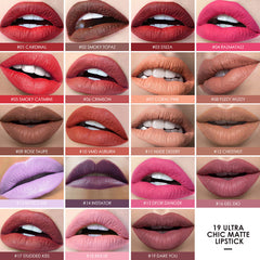 FOCALLURE 19 Colors Matte Lipstick High Gloss Crayons Long Lasting Waterproof Lip Makeup Cosmetics