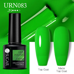 UR Sugar 7.5ML Gel Polish Manicure For Nails Christmas Semi Permanent Vernis Top Coat Soak Off UV LED Gel Color Glitter Varnish