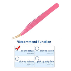 False Eyelash Tweezers For Fake Eyelashes Extensions Individual Curved Strip Lashes Eyebrow Hair Clip Tongs Nail Art Makeup Tool