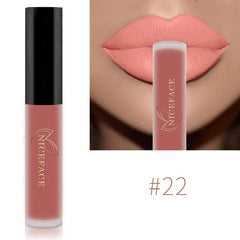 Lip Gloss 34 Colors Nude Matte Liquid Lipstick Red Mate Waterproof Long Lasting Moisturizing Lipgloss Lip Makeup Women Cosmetics