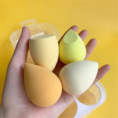 4pcs Makeup Sponge Cosmetic Puff Makeup Blender Foundation Powder Wet and Dry Beauty Sponge Women Make Up Accessories Tools