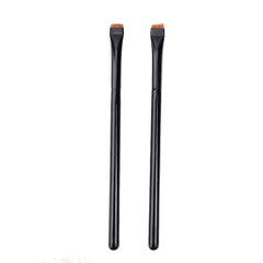 Professional Eye Makeup Brushes Black Flat Eyeliner Brush Eyebrow Application Lip Makeup Brush Eye Patch Makeup Tools 2/3pcs