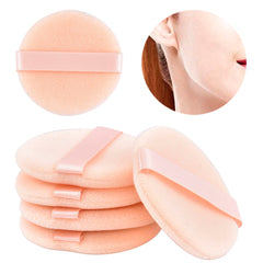 5/10 Pcs Facial Powder Foundation Puff Professional Round Shape Portable Soft Cosmetic Puff Makeup Foundation Sponge Beauty Tool