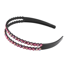 Fashion Pearl Non-Slip Rhinestone Hairbands Elastic Flower Women Hair Hoop Bands Headband Bezel Girls Hair Accessories Headdress