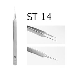 6A-SA Eyelash Extension Tweezers Volume Lashes Stainless Steel Accurate Tweezer Non-magnetic Eyelashes Tools Makeup