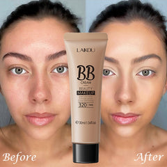 3 Colors BB Cream Long Lasting Liquid Foundation Waterproof Cover Acne Spot Natural Face Base Makeup Matte Concealer Cosmetic