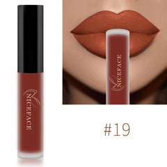 Lip Gloss 34 Colors Nude Matte Liquid Lipstick Red Mate Waterproof Long Lasting Moisturizing Lipgloss Lip Makeup Women Cosmetics