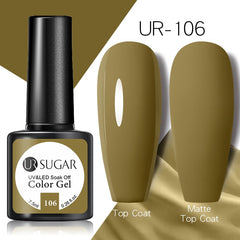 UR Sugar 7.5ML Gel Polish Manicure For Nails Christmas Semi Permanent Vernis Top Coat Soak Off UV LED Gel Color Glitter Varnish