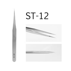 6A-SA Eyelash Extension Tweezers Volume Lashes Stainless Steel Accurate Tweezer Non-magnetic Eyelashes Tools Makeup