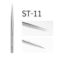 6A-SA Eyelash Extension Tweezers Volume Lashes Stainless Steel Accurate Tweezer Non-magnetic Eyelashes Tools Makeup