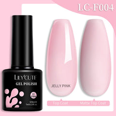 LILYCUTE 7ML Summer Neon Nail Gel Polish Gel Polish Semi Permanent Nail Art Manicure Soak Off LED UV Gel Nail Varnishes