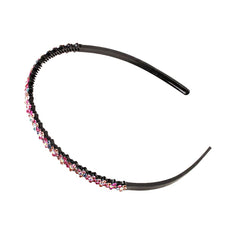 Fashion Pearl Non-Slip Rhinestone Hairbands Elastic Flower Women Hair Hoop Bands Headband Bezel Girls Hair Accessories Headdress