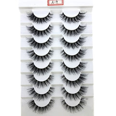 4/7 Pairs 25 mm 3d Mink Lashes Bulk Faux with Custom Box Wispy Natural Mink Lashes Pack Short Wholesales Natural False Eyelashes