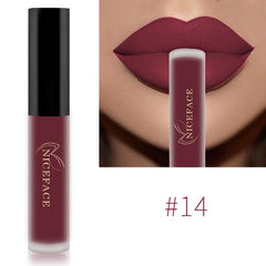 Lip Gloss 34 Colors Nude Matte Liquid Lipstick Red Mate Waterproof Long Lasting Moisturizing Lipgloss Lip Makeup Women Cosmetics