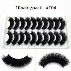 Visofree 5D Mink Eyelashes Long Lasting Mink Lashes Natural Dramatic Volume Eyelashes Extension Thick Long 3D False Eyelashes