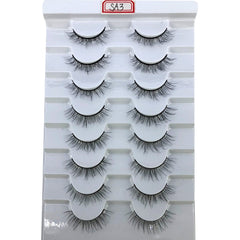 4/7 Pairs 25 mm 3d Mink Lashes Bulk Faux with Custom Box Wispy Natural Mink Lashes Pack Short Wholesales Natural False Eyelashes