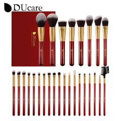 DUcare Black Makeup Brushes 8-32Pcs Brush for Makeup Foundation Eyeshadow Synthetic Goat Pony Hair Professional makeup brush Set