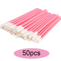 50/100/300/500pcs Eyebrow Eyelash Brushes Eyelash Spoolies Mascara Wands Disposable Applicator for Eyelash Extension Makeup Tool